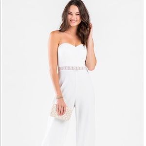 Strapless Crochet Jumpsuit